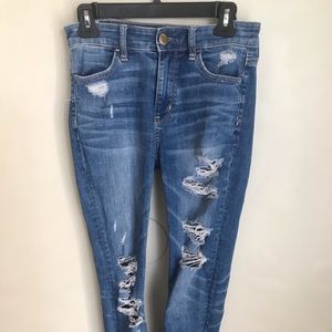 American Eagle Distressed Skinny Jeans